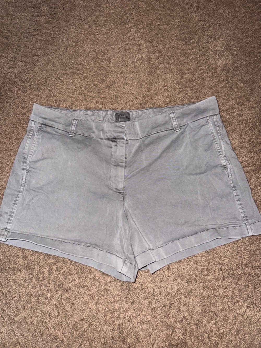 J. Crew Light Gray Cotton Bermuda Shorts